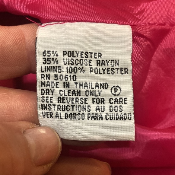 Le suit pink jacket size 10P - Picture 4 of 6